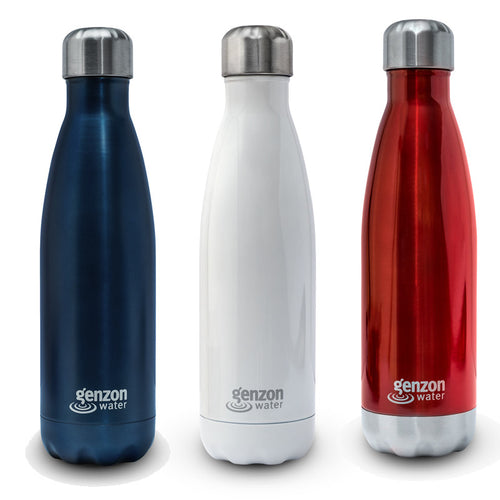 Genzon Water Stainless Steel Water Bottles 500ml